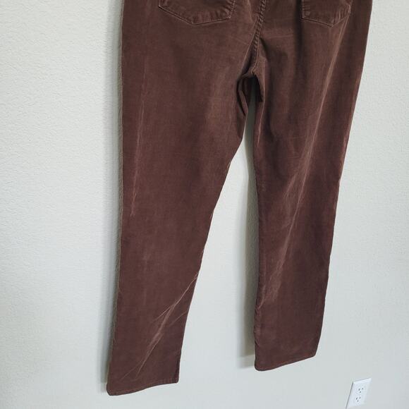 Coldwater Creek Corduroy Pants Womens Size 14 (35 Waist) Brown Straight Leg - Picture 11 of 11